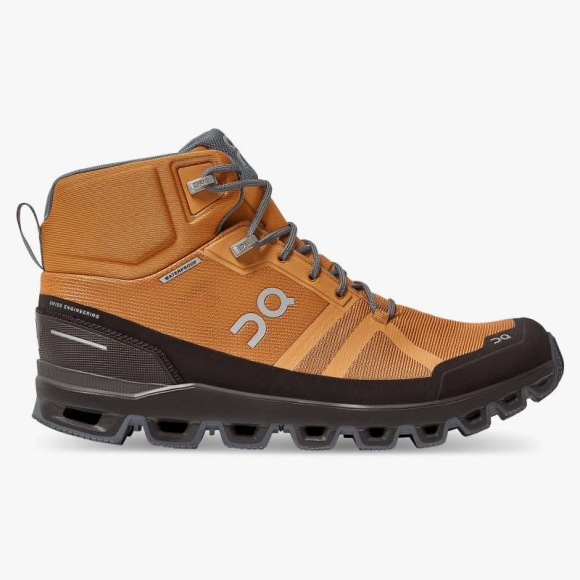 On Cloud Cloudrock impermeable para hombre - Pecan | Zapatillas marrones | Italia