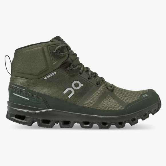 On Cloud Cloudrock Waterproof para hombre - Jungla | Zapatos color abeto | Italia