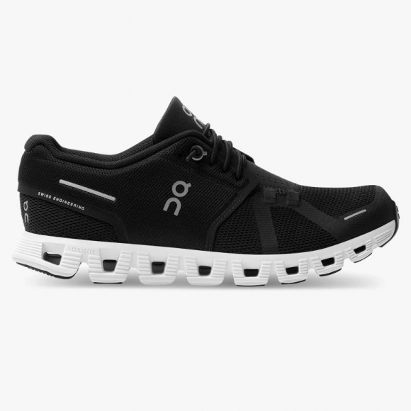 On Cloud Cloud 5 para mujer - Negro | Zapatos blancos - Envío gratis