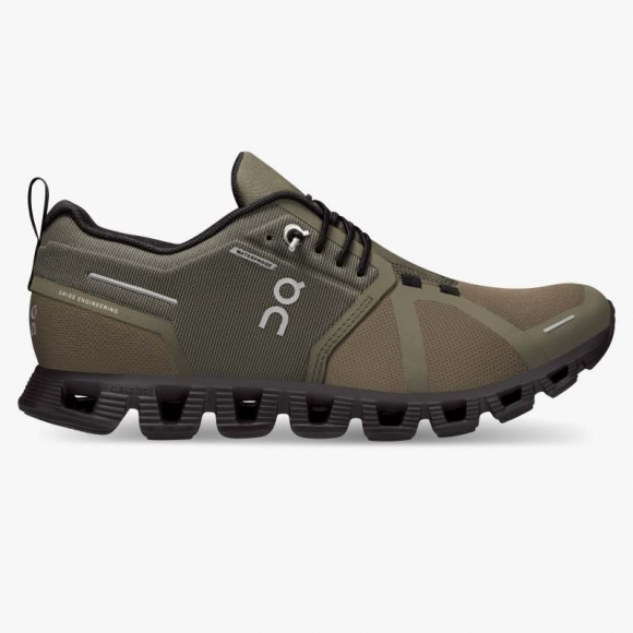 On Cloud Cloud 5 Waterproof para hombre - Oliva | Zapatillas negras | Outlet Italia