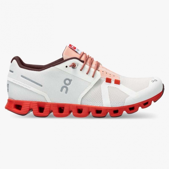 On Cloud - Zapatillas Cloud Swiss Olympic para mujer - Rojas | Zapatillas Blancas | Nuevas ofertas