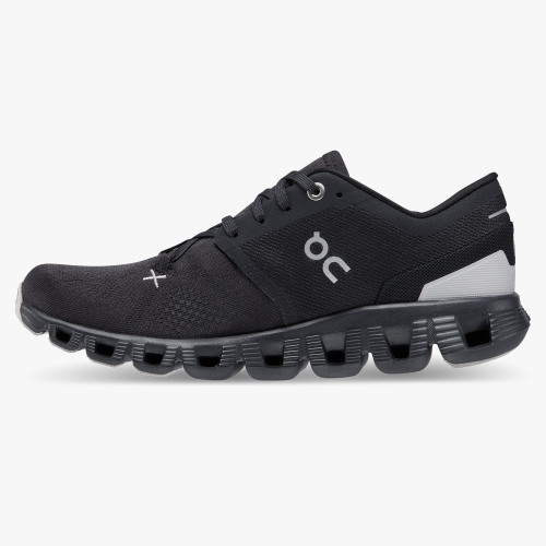 On Cloud Cloud X 3 para mujer - Zapatos negros | Oferta especial